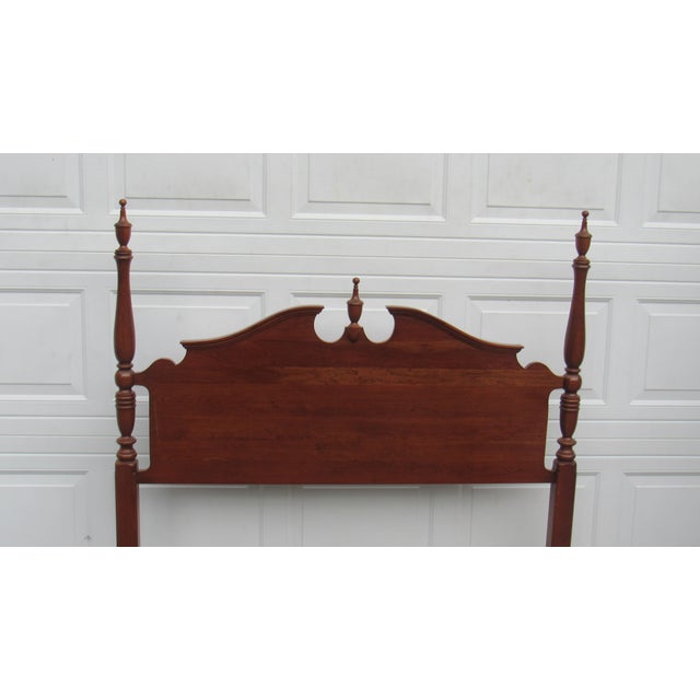 Item: Ethan Allen Bed Details: Signed Ethan Allen Great Designer Look/Quality Piece Great Design/Poster Cherry Nice...