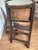 Early 20th Century Spanish Baroque Revival Oak and Leather Side Chairs, a Pair For Sale - Image 11 of 14