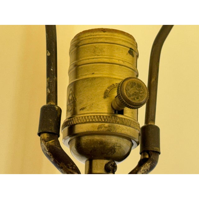 Metal Mid 20th Century Tyndale Cosco Chinese Table Lamp For Sale - Image 7 of 12