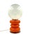 1970s Space Age Orange Murano Glass Table Lamp, Italy, 1970s For Sale - Image 5 of 10