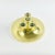 1970s Mid Century Modern Large Floral Glass & Brass Ceiling Light/Flush Mount From Limburg, Germany For Sale - Image 10 of 12
