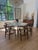 Saarinen Round Dining Table 54" Arabescato Coated Marble White Base KNOLL DWR