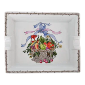Gucci Cestri E Nastri Porcelain Ashtray by Limoges