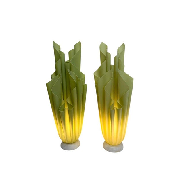 Sculptural Athena Table Lamps by Giorgia Jacob, 1970s, Set of 2 For Sale - Image 4 of 16