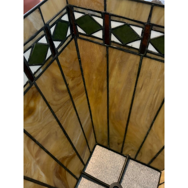 Antique Tiffany Style Lamp Shade For Sale - Image 10 of 10