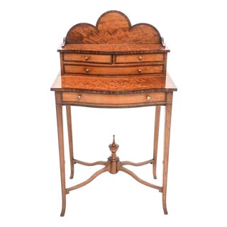 Antique George III Inlaid Satin Wood Desk, 1790 For Sale