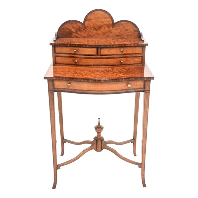 Antique George III Inlaid Satin Wood Desk, 1790 For Sale