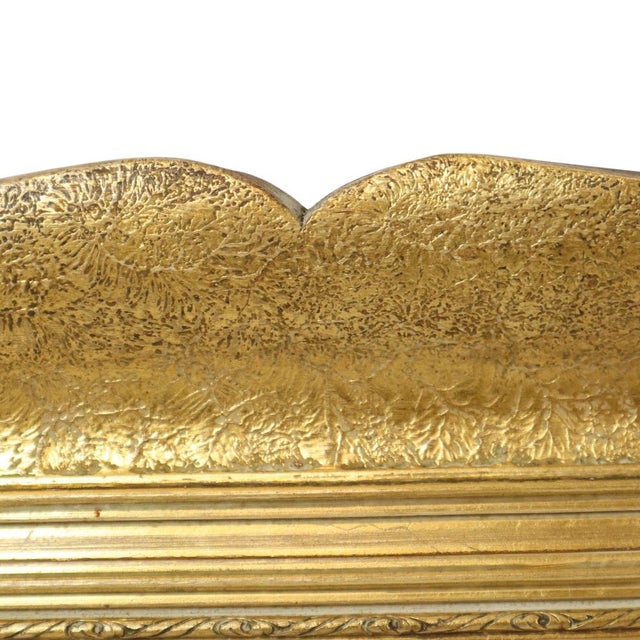 Large Vintage Baroque Gilded Frame For Sale - Image 9 of 18