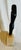Mid Century Hand Carved Teak Sculpture on Alabaster Base For Sale In Philadelphia - Image 6 of 9