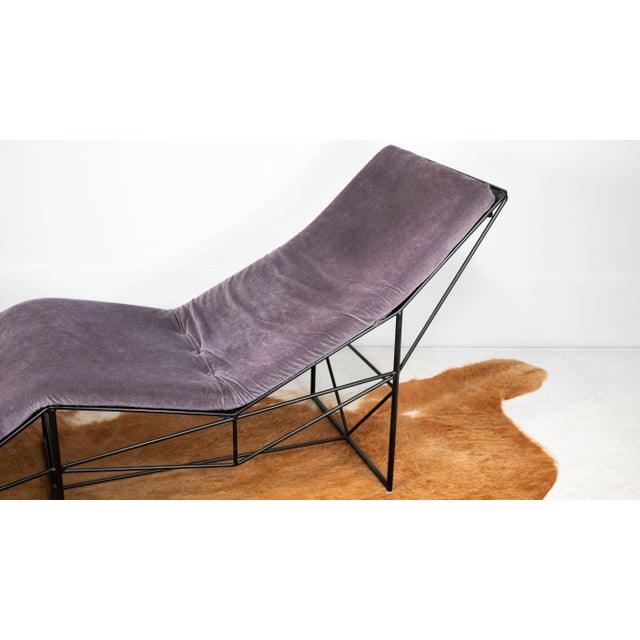 1980s Attributed to Paolo Passerini Chaise Lounge for Uvet Dimensione For Sale - Image 10 of 18