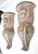 Spanish Pair Spanish Colonial Wood Polychrome Cherub Corbel Wall Brackets For Sale - Image 3 of 17