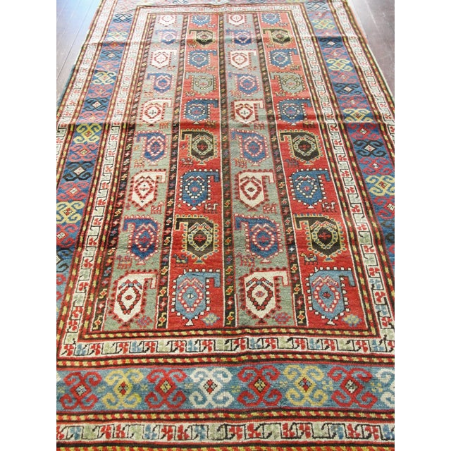 Late 19th Century Antique Caucasian Shirvan Rug, C. 1880s For Sale - Image 5 of 7