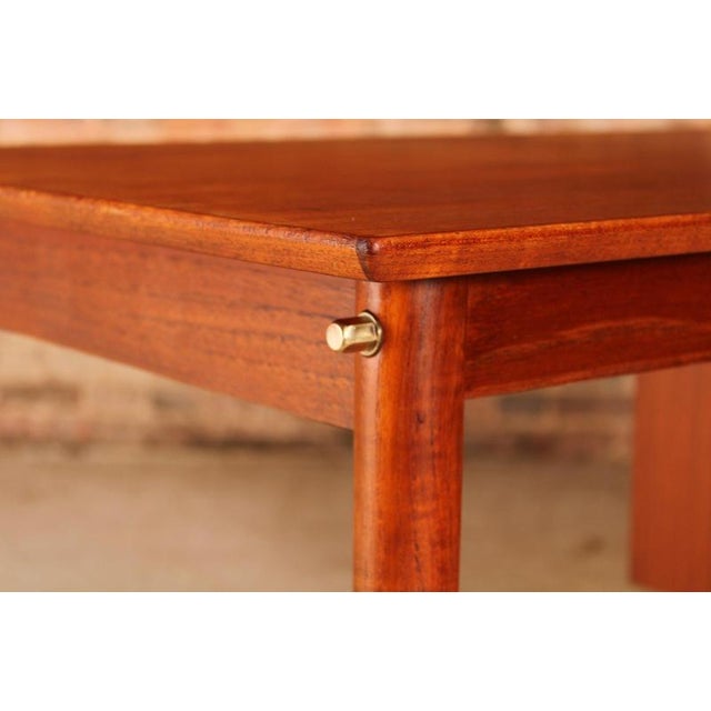 Wood Vintage Danish Teak Desk by Arne Vodder, 1960s For Sale - Image 7 of 17