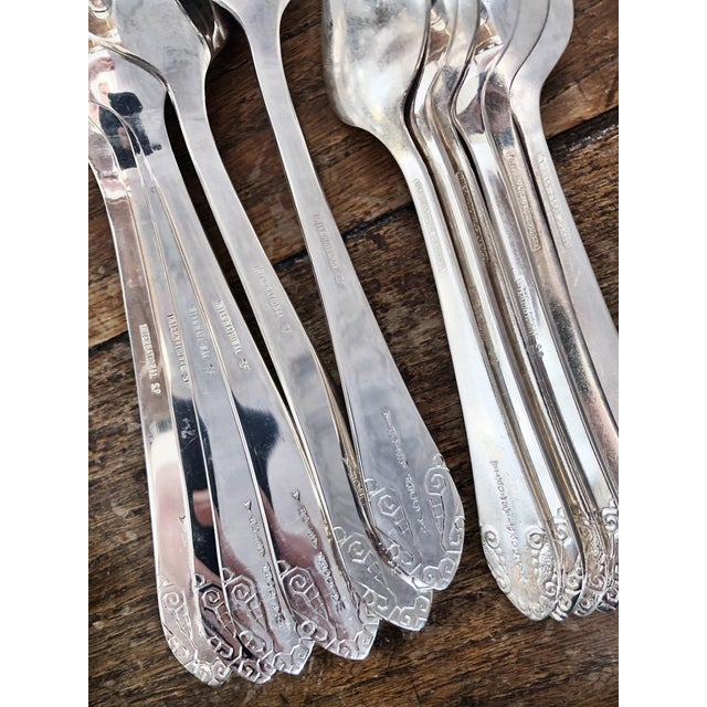 1960s Silver Plated Flatware From the Waldorf Astoria Service for 6