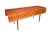 Restored solid walnut drop leaf dining table by Kipp Stewart for Calvin Furniture. Each surface of the table features 2...