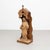 Large Traditional Figure of a Virgin in Wood Niche, 1950 For Sale - Image 11 of 14