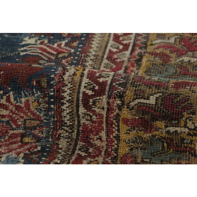 Textile Vintage Turkish Anatolian Prayer Rug With Polychrome Design - Rug & Kilim For Sale - Image 7 of 9