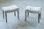 Vintage Swedish Stools with Sheepskin, 1940s, Set of 2 For Sale - Image 10 of 10