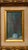 19c Antique hand carved gilded frame accented with a small floral center oil painting. Sizing of art is 3x8 frame size is...
