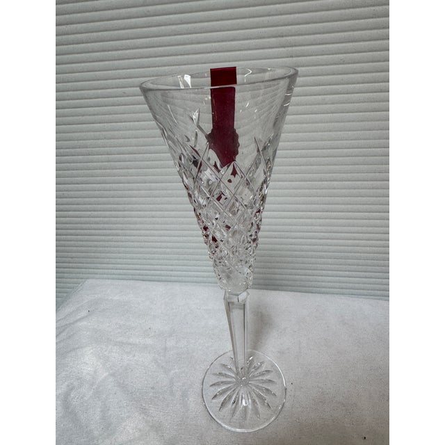 Late 20th Century Waterford Twelve Days of Christmas Partridge Flutes With Boxes, Set of Two For Sale - Image 12 of 12