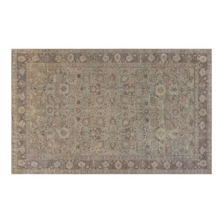 Authentic Persian Tabriz Handmade Wool Rug For Sale