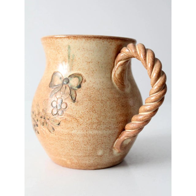 Vintage Studio Pottery Pitcher For Sale - Image 10 of 12