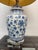 Early 21st Century Blue + White Porcelain Table Lamp For Sale - Image 5 of 11