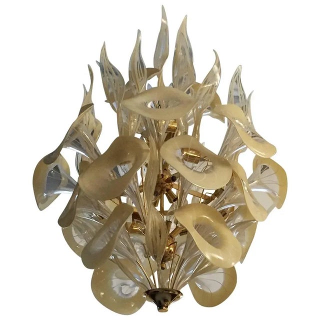 Mid-Century Italian Murano Chandelier For Sale - Image 13 of 13
