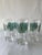 1960s Turquoise, White & Gilt Highball/Lemonade Glasses - Set of 6 For Sale - Image 10 of 11
