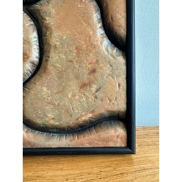 Early 21st Century Petite Copper Sculptural Abstract Wall Art For Sale - Image 5 of 6