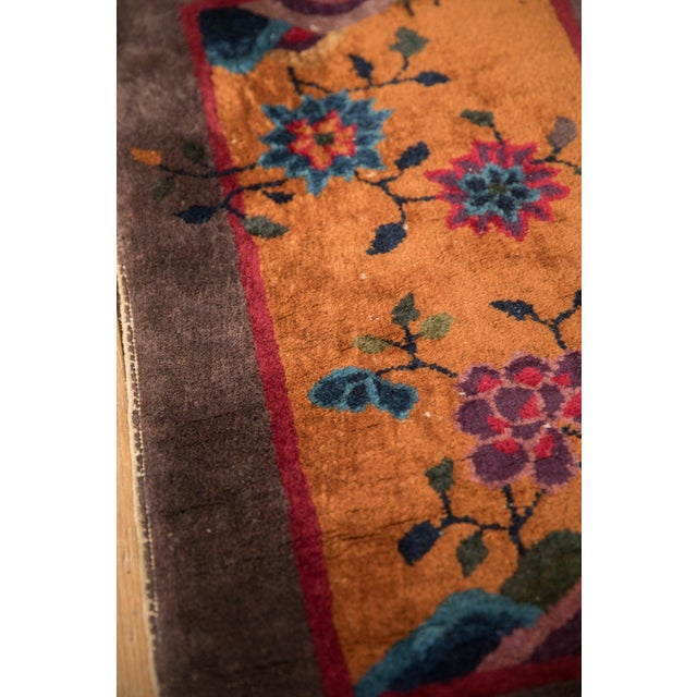 Old New House Vintage Nichols Art Deco Rug Mat - 1'6" x 2'5" For Sale - Image 4 of 8