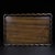 Brown Huali Rosewood Rectangular Tray With Scalloped Edge For Sale - Image 8 of 9