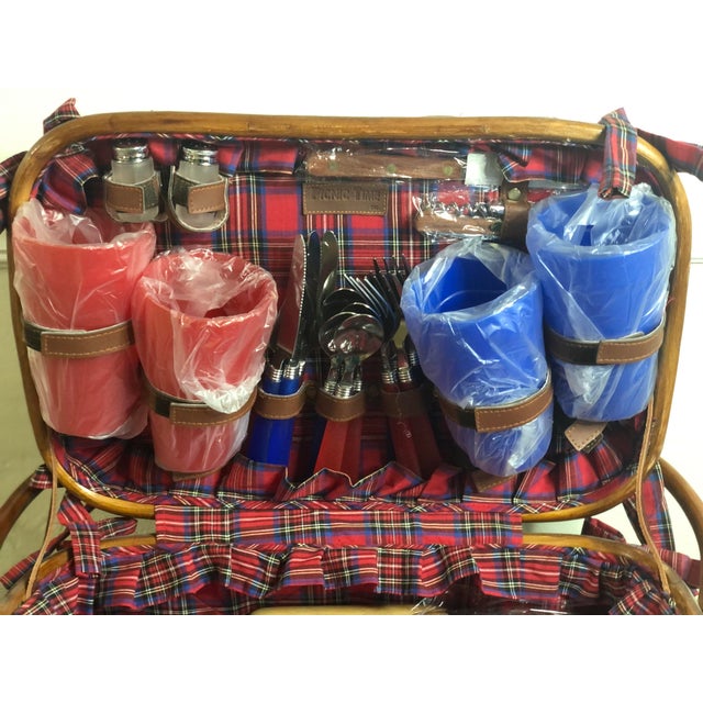 Vintage Picnic Time Picnic Basket Chairish