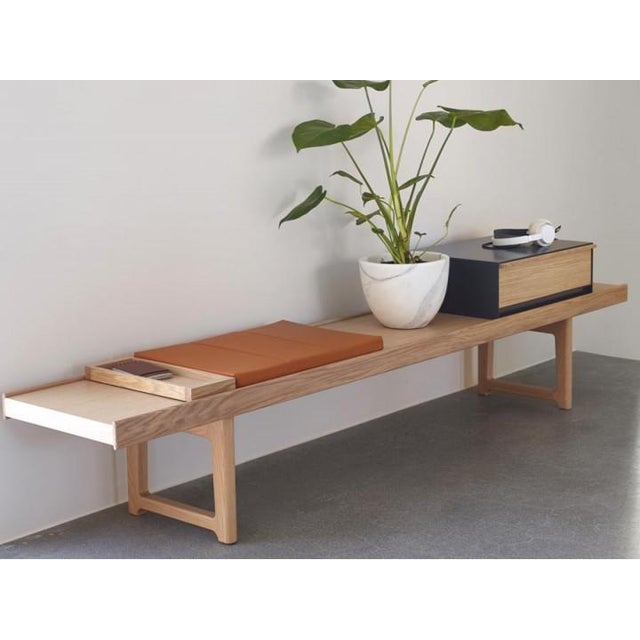 Krobo Bench in Oak from Bruksbo, 1960s For Sale - Image 6 of 14