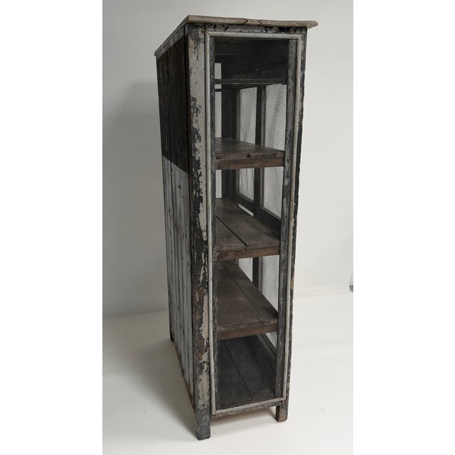 Wood Late 19th Century French Provincial Garde Manger, For Sale - Image 7 of 13