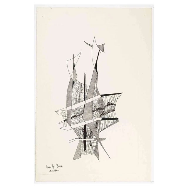 Louis-René Berge, Sans Titre, 1960s, Etching and Aquatint For Sale