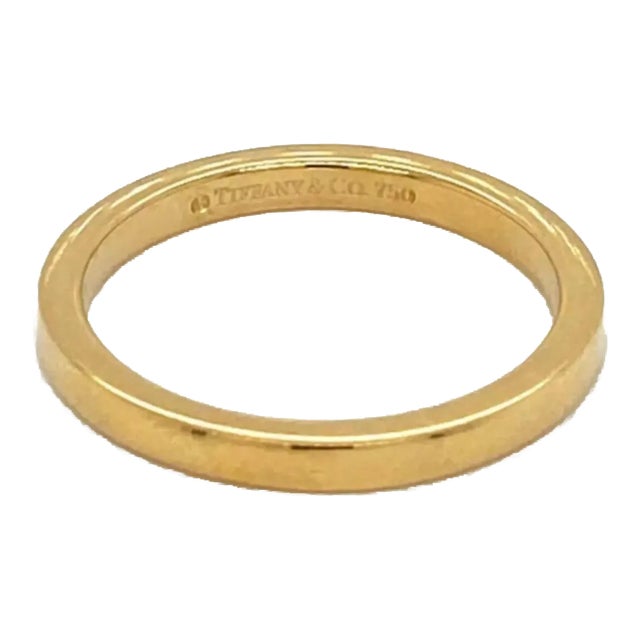 Tiffany & Co. Novo 18k Yellow GoldBand Ring For Sale