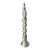 Organic Modern Michael Aram Sculptural Stacked Organic Form Floor Lamp in Polished Chrome For Sale