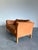 Børge Mogensen Mid 20th Century Danish Cognac Leather Loveseat For Sale - Image 4 of 9