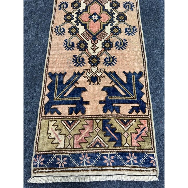 Contemporary Turkish Yastik Rug 1'5" x 4'5" For Sale - Image 3 of 5