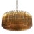 Large Italian Murano Triedri Chandelier | 391 Amber Prisms For Sale