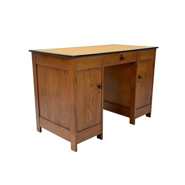 Art Deco Modernist Desk by J.A. Muntendam for L.O.V. Oosterbeek, 1920s For Sale - Image 12 of 17
