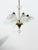 Six-Light Chandelier in Murano Glass and Brass in the style of Seguso, 1940 For Sale - Image 11 of 11