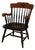 Vintage Yale University Windsor Armchair With Lux Et Veritas Crest – Collegiate Library Chair For Sale