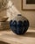 Art Deco Saint-Clément Blue Crackle Spherical Vase Model 712, C. 1930 For Sale - Image 6 of 6