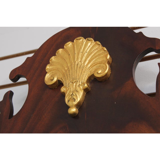 Councill Furniture Councill Craftsmen Chippendale Mahogany Mirror For Sale - Image 4 of 13