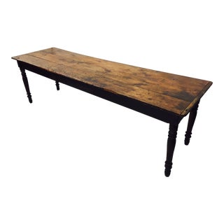 Antique Harvest Farm Table For Sale