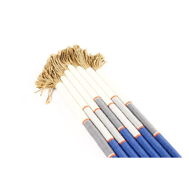 1970s Vintage Mid Century 70’s Textile Wall Hanging — Jute & Wool — Fibers by Tate For Sale - Image 5 of 7