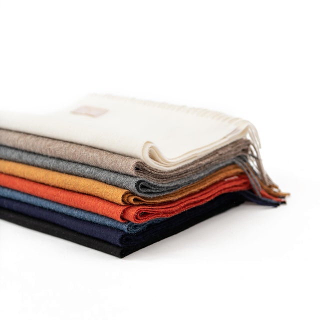 Made from one of the finest, lightest, and softest fibers, our everyday solid alpaca scarf is ready to style you and keep...