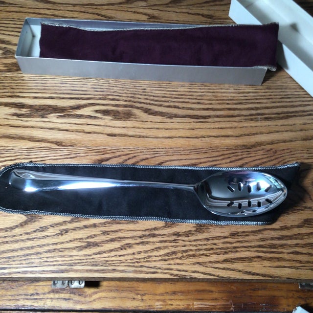 Get ready for the dining holidays with these Gerity products Georgian Reproduction serving spoons. They each have their...
